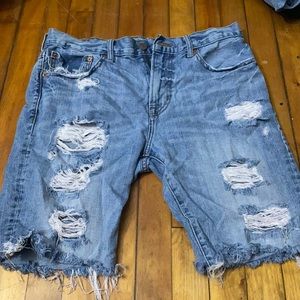 Anerican Eagle ripped jean shorts